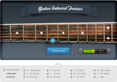 App for gehør av intervaller og hvor du finner igjen intervallene på gitarens gripebrett.